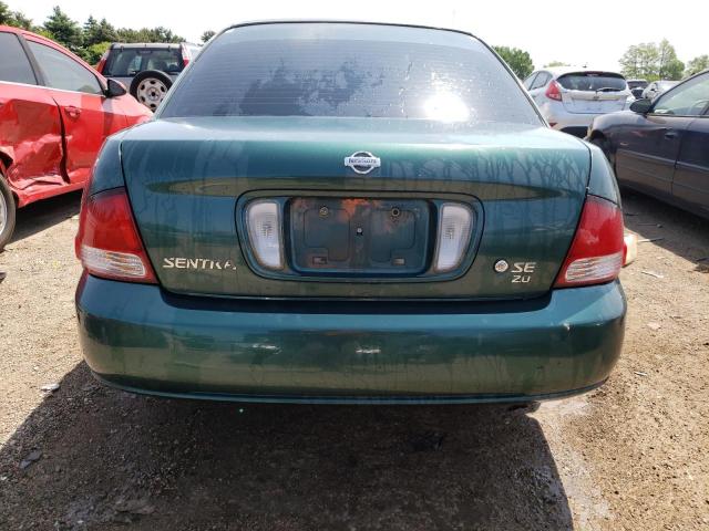 3N1BB51A3YL001054 - 2000 NISSAN SENTRA SE GREEN photo 6