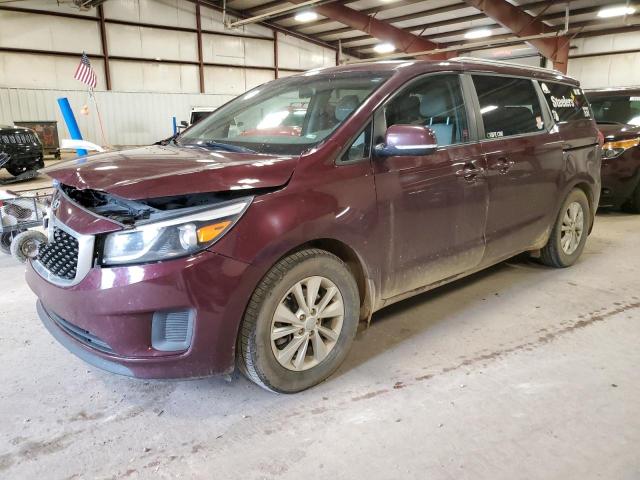 KNDMB5C19G6194936 - 2016 KIA SEDONA LX BURGUNDY photo 1