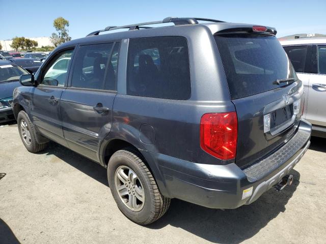 2HKYF18514H566703 - 2004 HONDA PILOT EXL GRAY photo 2