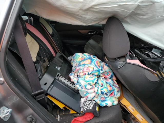 KNMAT2MV7GP700385 - 2016 NISSAN ROGUE S GRAY photo 10