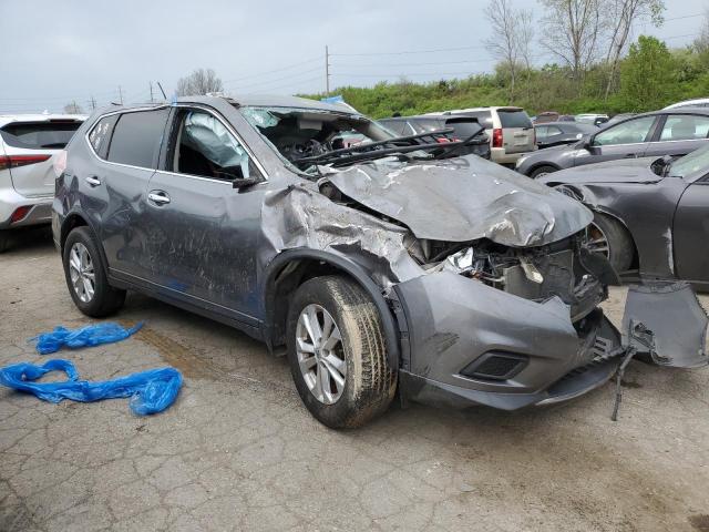 KNMAT2MV7GP700385 - 2016 NISSAN ROGUE S GRAY photo 4