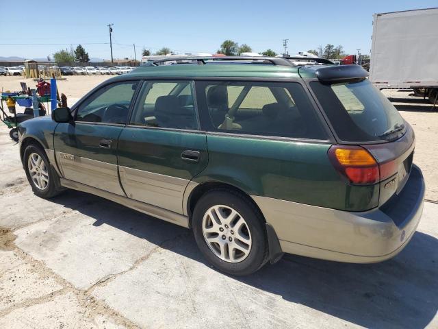 4S3BH665137641919 - 2003 SUBARU OUTBACK OUTBACK GREEN photo 2