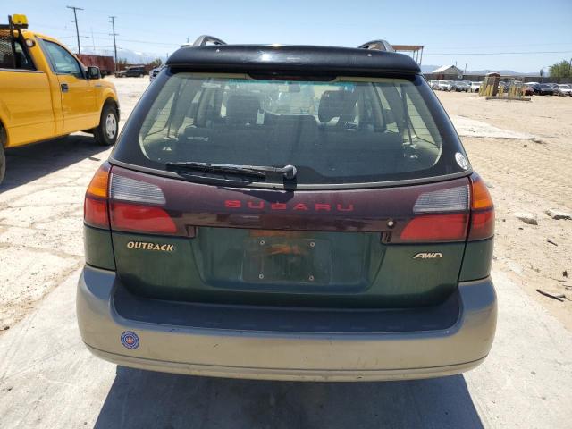 4S3BH665137641919 - 2003 SUBARU OUTBACK OUTBACK GREEN photo 6