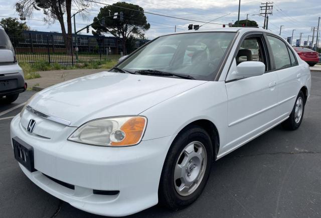 JHMES96613S031166 - 2003 HONDA CIVIC HYBRID WHITE photo 2