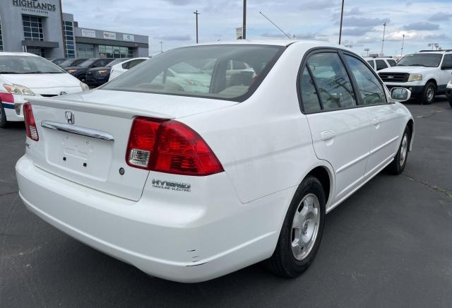 JHMES96613S031166 - 2003 HONDA CIVIC HYBRID WHITE photo 4