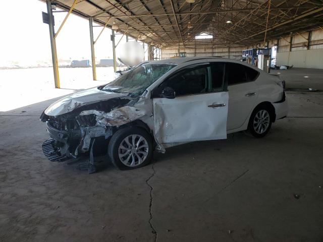 3N1AB7AP5KY378331 - 2019 NISSAN SENTRA S WHITE photo 1