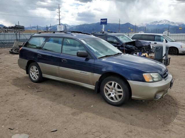 4S3BH675X46632867 - 2004 SUBARU LEGACY OUTBACK AWP 蓝色 照片 4