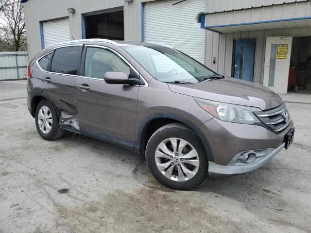 5J6RM4H71CL049547 - 2012 HONDA CR-V EXL BROWN photo 4