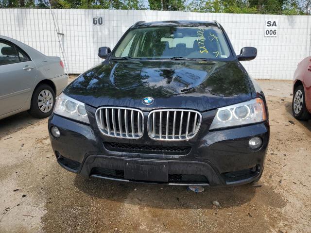 5UXWX9C54D0A27243 - 2013 BMW X3 XDRIVE28I BLACK photo 5