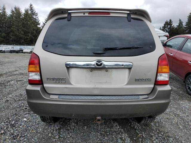 4F2CU08192KM45598 - 2002 MAZDA TRIBUTE LX TAN photo 6