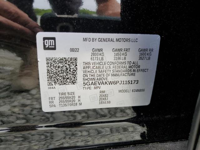 5GAEVAKW6PJ115173 - 2023 BUICK ENCLAVE ESSENCE 黑色 照片 13