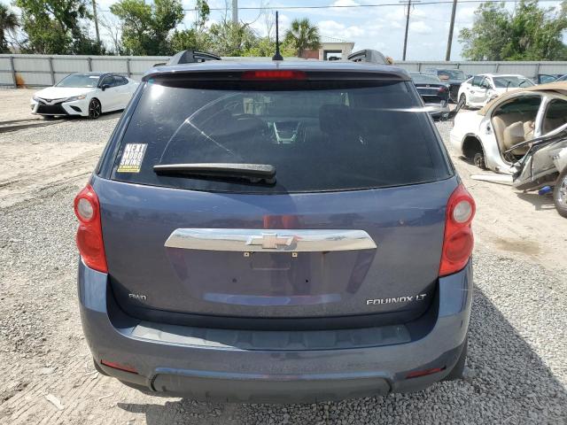 2GNFLNEK6D6186205 - 2013 CHEVROLET EQUINOX LT BLUE photo 6