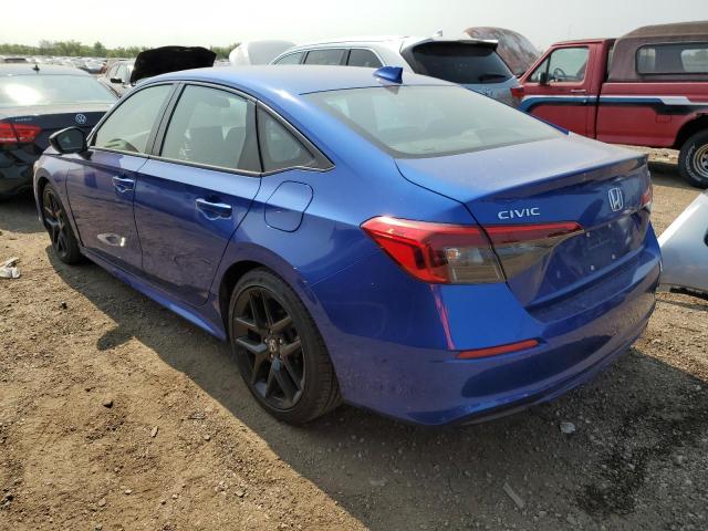 2HGFE2F56NH580854 - 2022 HONDA CIVIC SPORT 蓝色 照片 2