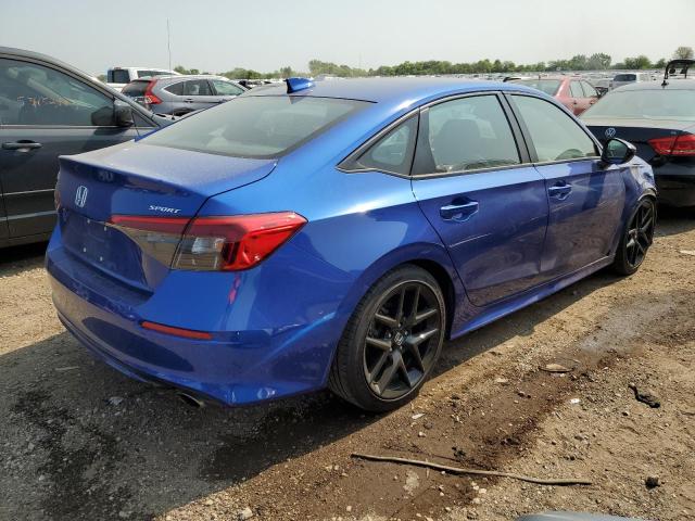 2HGFE2F56NH580854 - 2022 HONDA CIVIC SPORT 蓝色 照片 3