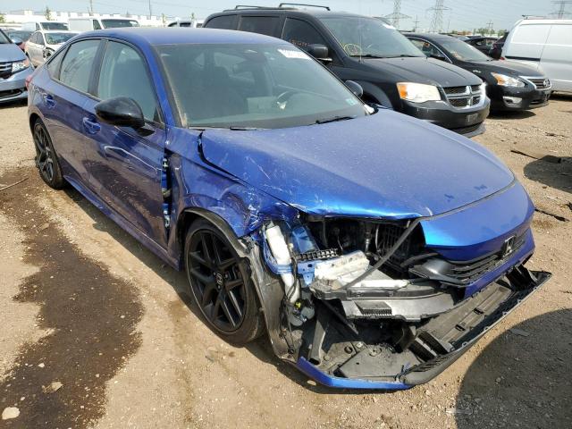 2HGFE2F56NH580854 - 2022 HONDA CIVIC SPORT 蓝色 照片 4