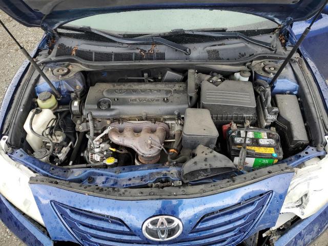 4T1BE46K78U225400 - 2008 TOYOTA CAMRY CE BLUE photo 11