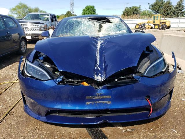 5YJSA1E56PF513152 - 2023 TESLA MODEL S BLUE photo 5