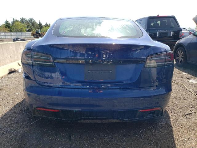 5YJSA1E56PF513152 - 2023 TESLA MODEL S BLUE photo 6