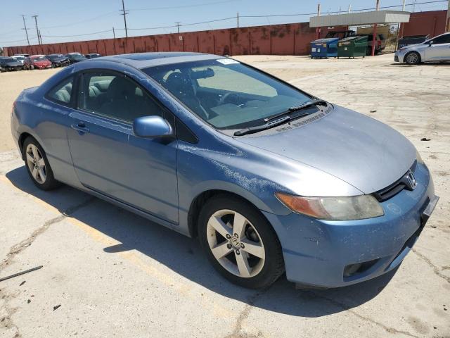 2HGFG12867H568341 - 2007 HONDA CIVIC EX BLUE photo 4