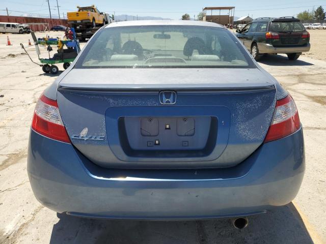 2HGFG12867H568341 - 2007 HONDA CIVIC EX BLUE photo 6