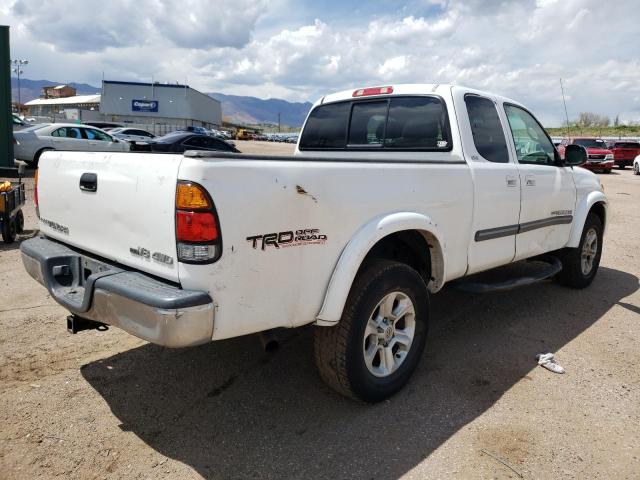 5TBBT441X3S334217 - 2003 TOYOTA TUNDRA ACCESS CAB SR5 WHITE photo 3