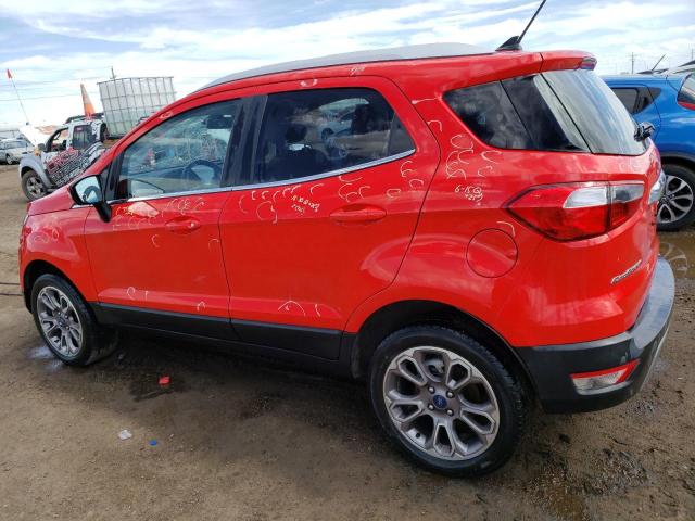 MAJ6S3KLXLC322795 - 2020 FORD ECOSPORT TITANIUM RED photo 2