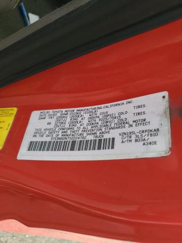 5TESN92N73Z224782 - 2003 TOYOTA TACOMA XTRACAB PRERUNNER 红色 照片 13