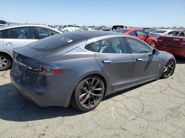 5YJSA1E24HF199752 - 2017 TESLA MODEL S ნაცრისფერი ფოტო 3