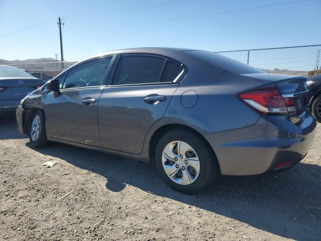 2HGFB2F54FH540492 - 2015 HONDA CIVIC LX GRAY photo 2