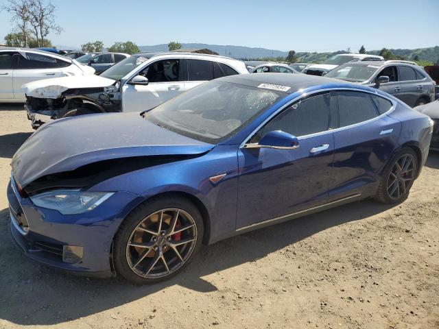 5YJSA1E4XFF105324 - 2015 TESLA MODEL S Mavi foto 1