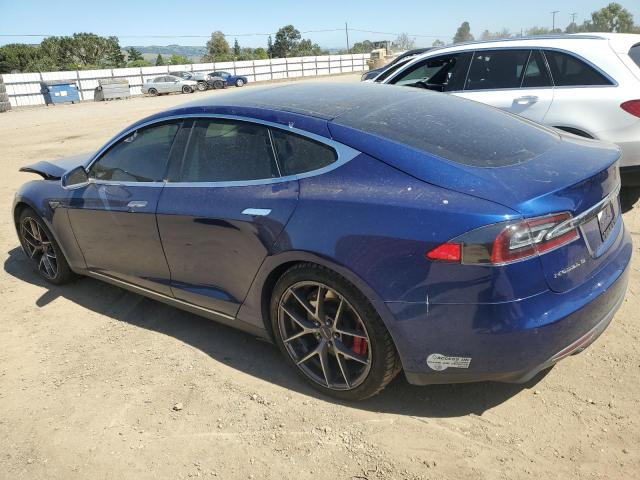 5YJSA1E4XFF105324 - 2015 TESLA MODEL S Mavi foto 2