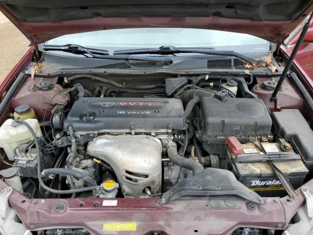 4T1BE32KX6U142203 - 2006 TOYOTA CAMRY LE BURGUNDY photo 11