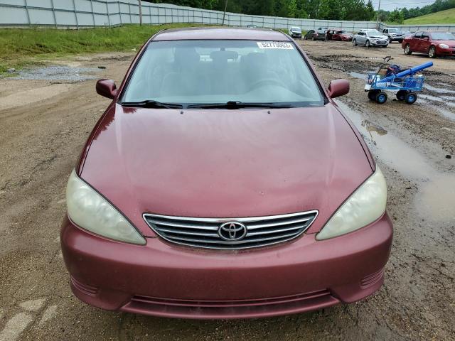 4T1BE32KX6U142203 - 2006 TOYOTA CAMRY LE BURGUNDY photo 5