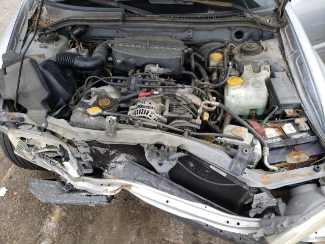 JF1SF65642H742676 - 2002 SUBARU FORESTER S SILVER photo 11