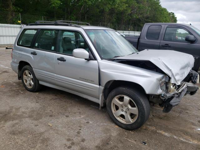 JF1SF65642H742676 - 2002 SUBARU FORESTER S SILVER photo 4