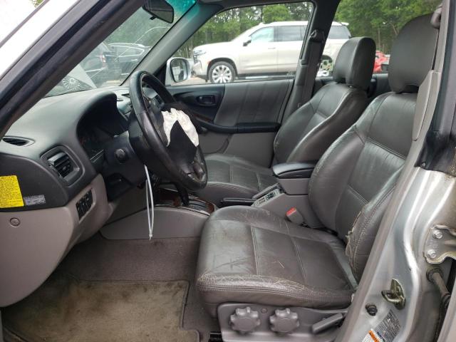 JF1SF65642H742676 - 2002 SUBARU FORESTER S SILVER photo 7