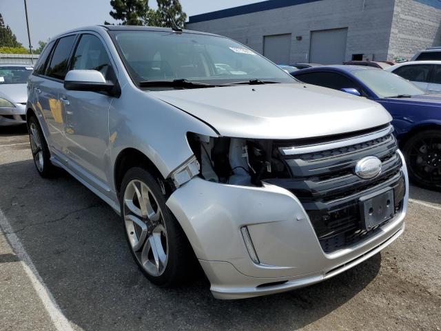 2FMDK3AK3BBB55345 - 2011 FORD EDGE SPORT SILVER photo 4