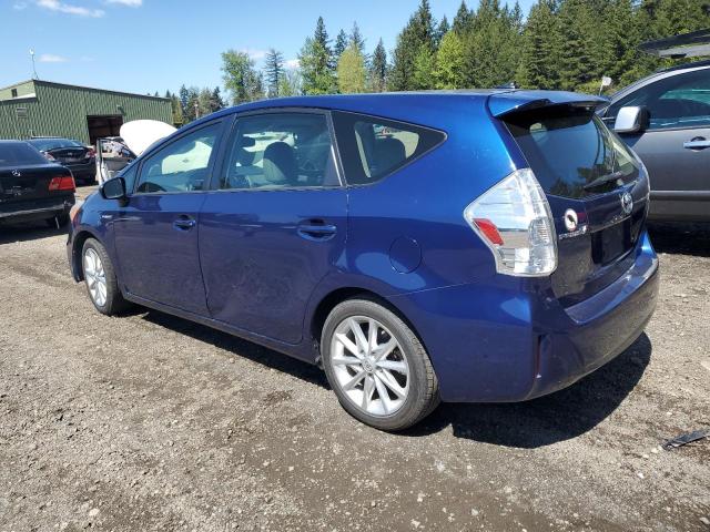 JTDZN3EU8E3332487 - 2014 TOYOTA PRIUS V BLUE photo 2