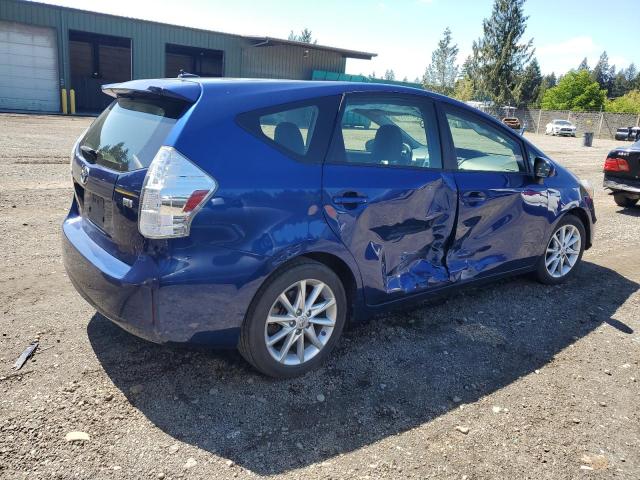 JTDZN3EU8E3332487 - 2014 TOYOTA PRIUS V BLUE photo 3