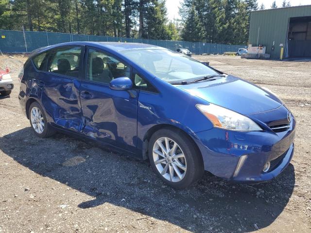 JTDZN3EU8E3332487 - 2014 TOYOTA PRIUS V BLUE photo 4