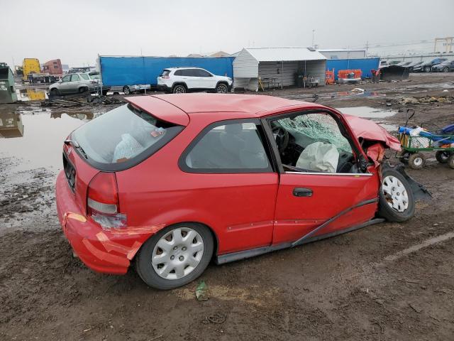 2HGEJ6440YH109375 - 2000 HONDA CIVIC DX RED photo 3