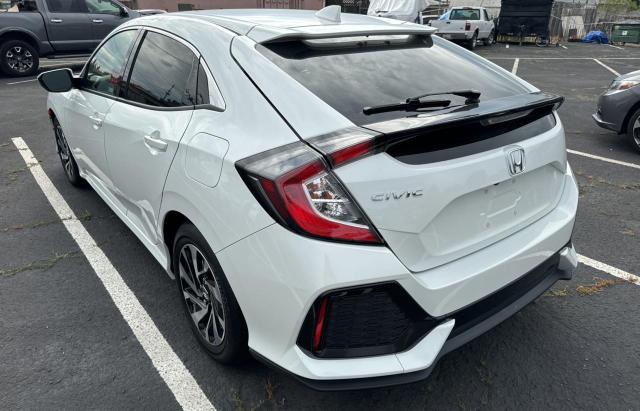 SHHFK7H3XKU401148 - 2019 HONDA CIVIC LX WHITE photo 3