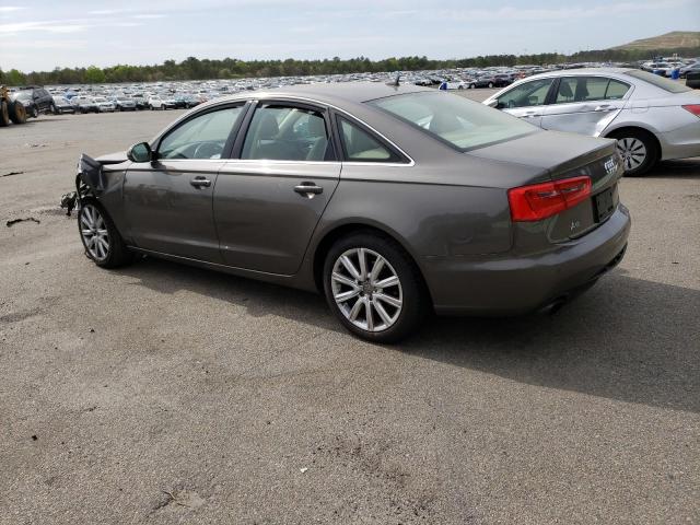 WAUGFAFC4DN135153 - 2013 AUDI A6 PREMIUM PLUS GRAY photo 2