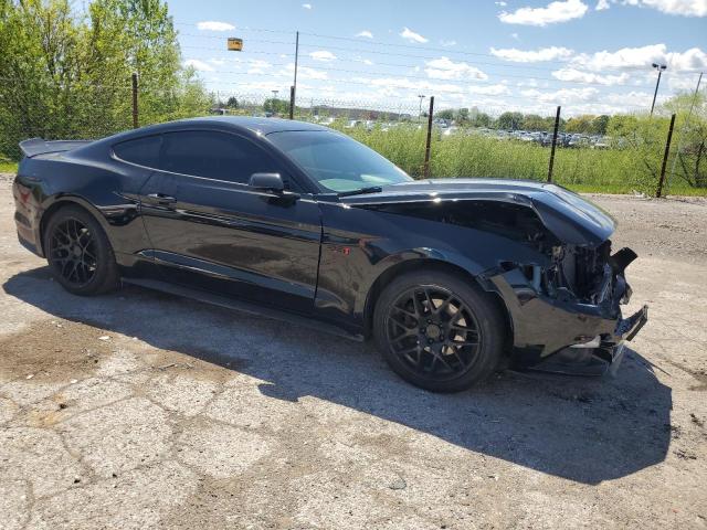 1FA6P8TH7H5310494 - 2017 FORD MUSTANG BLACK photo 4