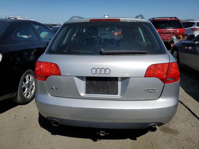 WAUKF78E16A131681 - 2006 AUDI A4 2.0T AVANT QUATTRO SILVER photo 6