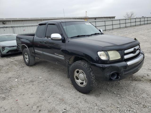 5TBBT441X3S342236 - 2003 TOYOTA TUNDRA ACCESS CAB SR5 BLACK photo 4