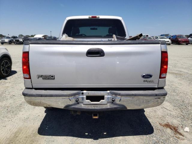 1FTNW21P64EB67872 - 2004 FORD F250 SUPER DUTY SILVER photo 6