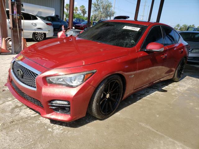 JN1FV7ARXGM451590 - 2016 INFINITI Q50 RED SPORT 400 RED photo 1