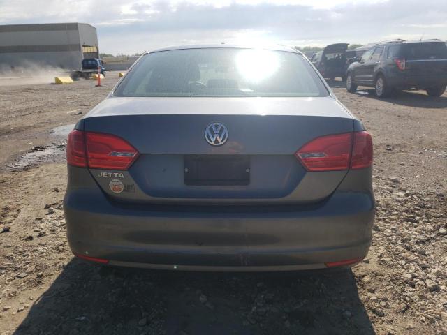 3VW2K7AJXBM363180 - 2011 VOLKSWAGEN JETTA BASE GRAY photo 6