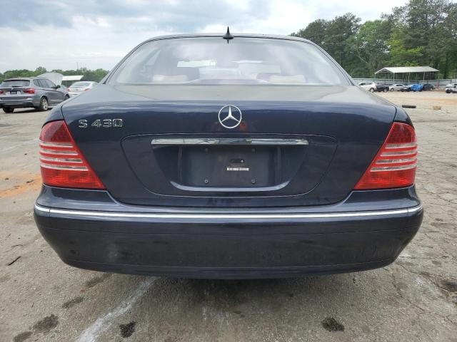 WDBNG70J23A368986 - 2003 MERCEDES-BENZ S 430 BLUE photo 6